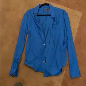 Blue Calvin Klein Slim Fit Dress Shirt